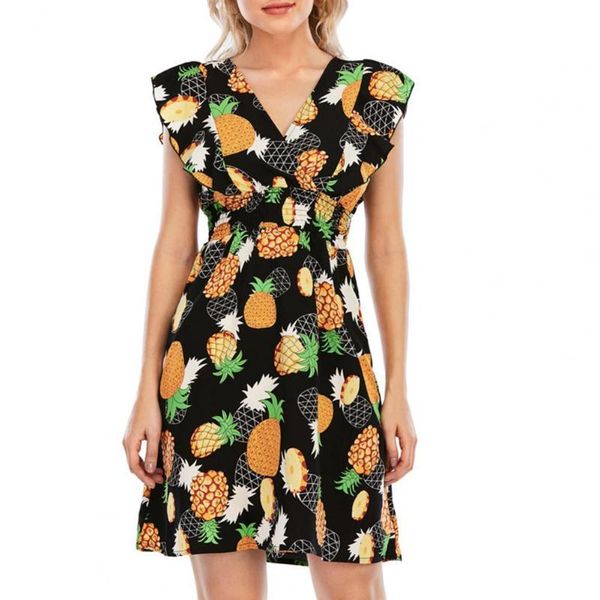 casual dresses elegant party dresse women dress ruffle printed summer sleeveless working v neck women's clothing, Black;gray
casual dresses elegant party dresse women dress ruffle printed summer sleeveless working v neck women's clothing, Black;gray