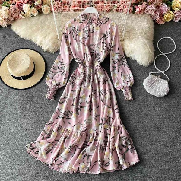 spring autumn printed big pendant long dress lantern sleeve women's fashion temperament stand-up collar thin uk941 210506, Black;gray
spring autumn printed big pendant long dress lantern sleeve women's fashion temperament stand-up collar thin uk941 210506, Black;gray
