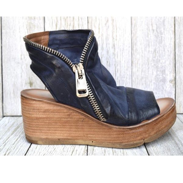 sandals wood wedges platform woman's sandal high heels casual zipper shoes fashion summer fish mouth open toe sandalias, Black
sandals wood wedges platform woman's sandal high heels casual zipper shoes fashion summer fish mouth open toe sandalias, Black