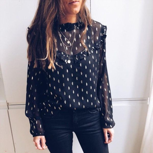 women's blouses & shirts summer women chiffon long sleeve turtleneck blouse casual shirt pullover loose 900l, White
women's blouses & shirts summer women chiffon long sleeve turtleneck blouse casual shirt pullover loose 900l, White