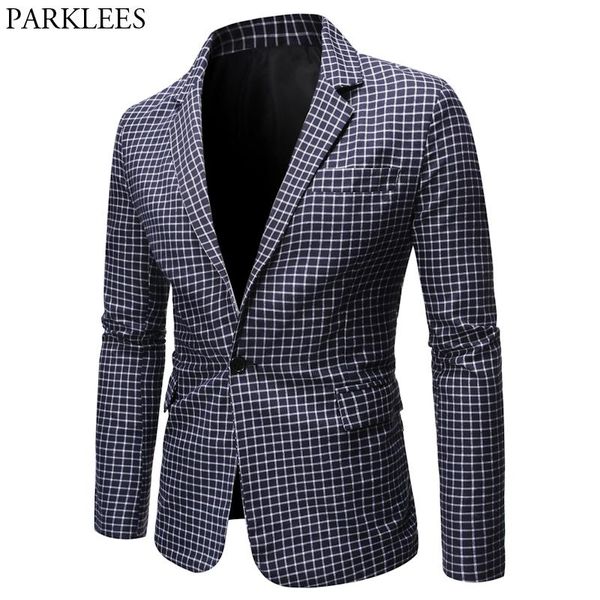 mens plaid checked suit blazer 2021 spring slim fit one button notch lapel casual deily dress jacket masculino men's suits & blazers, White;black
mens plaid checked suit blazer 2021 spring slim fit one button notch lapel casual deily dress jacket masculino men's suits & blazers, White;black