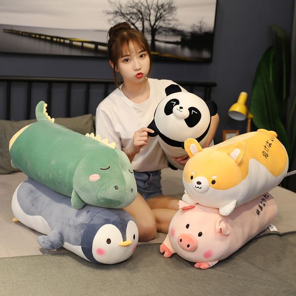 cute 70/100cm cylindrical stuffed animal panda penguin dinosaur dog pig squishy elastic plush bolster animal pillow for kids
cute 70/100cm cylindrical stuffed animal panda penguin dinosaur dog pig squishy elastic plush bolster animal pillow for kids