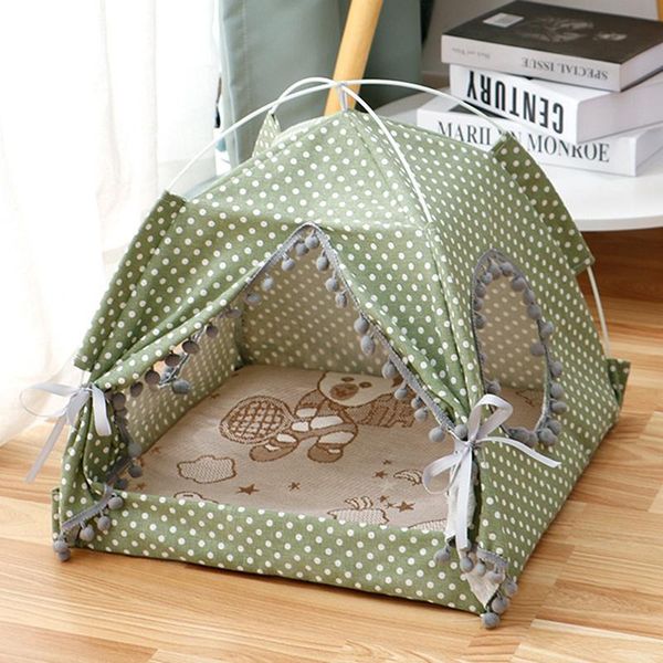 cat beds & furniture tent cave bed for small dog portable folding kitten hut, with removable cushion pet products
cat beds & furniture tent cave bed for small dog portable folding kitten hut, with removable cushion pet products