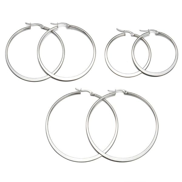 hoop & huggie 1 pair big round circle stainless steel earring prevent allergy smooth metal colors for women earrings jewelry 40-60mm, Golden;silver
hoop & huggie 1 pair big round circle stainless steel earring prevent allergy smooth metal colors for women earrings jewelry 40-60mm, Golden;silver
