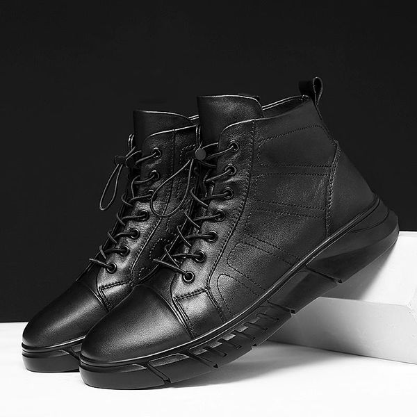 boots mooregood men basic 2021 springtime ankle botas hombre fashion shoes casual bootscomfortable high men's, Black
boots mooregood men basic 2021 springtime ankle botas hombre fashion shoes casual bootscomfortable high men's, Black