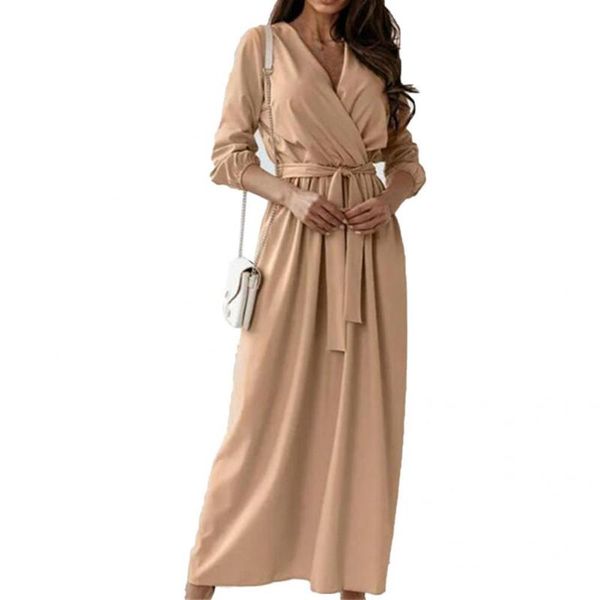 casual dresses gorgeous spring dress solid color all match v neck tight waist loose long, Black;gray
casual dresses gorgeous spring dress solid color all match v neck tight waist loose long, Black;gray