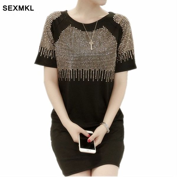 women summer dresses 2021 fashion casual short sleeve vestidos rivet diamonds dress shirt loose black dress plus size xxxl, Black;gray
women summer dresses 2021 fashion casual short sleeve vestidos rivet diamonds dress shirt loose black dress plus size xxxl, Black;gray