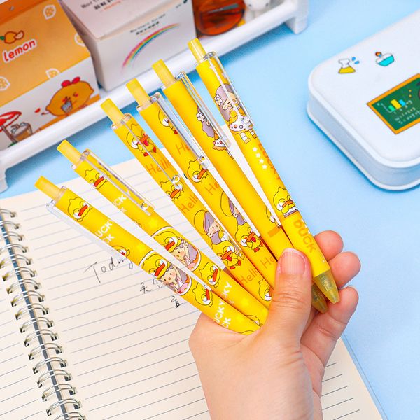 cky cute duck neutral pen student stationery bullet head prs tt signature black water 0.5
cky cute duck neutral pen student stationery bullet head prs tt signature black water 0.5