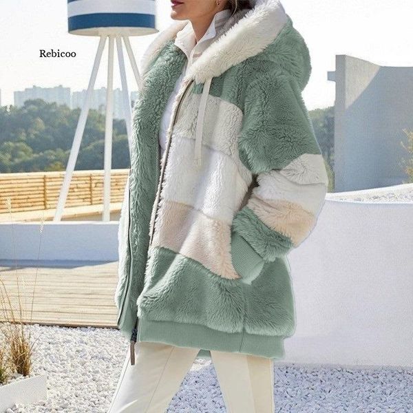 women's fur & faux winter women thick warm teddy coat lapel long sleeve fluffy hairy fake jackets female pockets 5xl overcoat, Black
women's fur & faux winter women thick warm teddy coat lapel long sleeve fluffy hairy fake jackets female pockets 5xl overcoat, Black