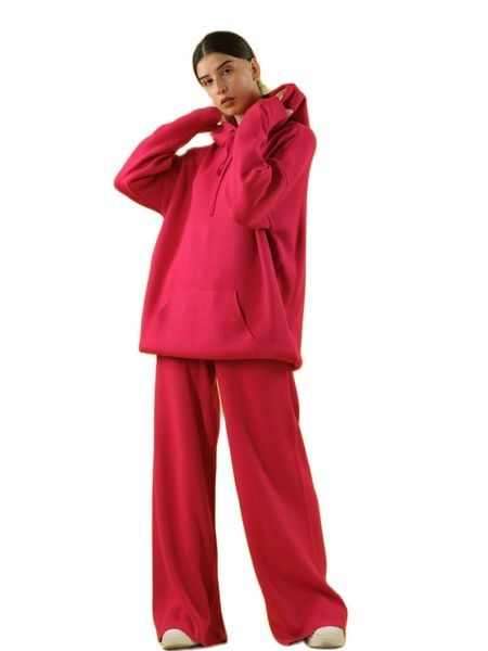 women's tracksuits two piece sets women homewear spring rib knitted soft pajamas casual solid loose hooded and wide leg pants suit spo, Gray
women's tracksuits two piece sets women homewear spring rib knitted soft pajamas casual solid loose hooded and wide leg pants suit spo, Gray