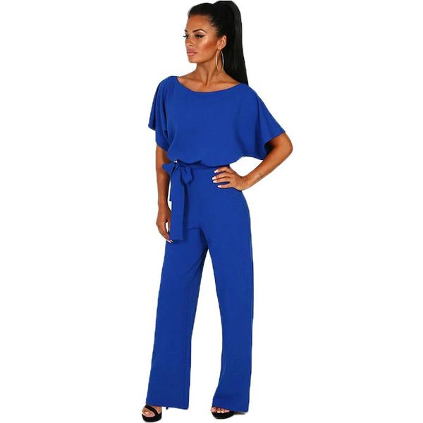 women's jumpsuits & rompers plus size 3xl women fashion summer short sleeve bandage belted pure color wide leg playsuit holiday outfit, Black;white
women's jumpsuits & rompers plus size 3xl women fashion summer short sleeve bandage belted pure color wide leg playsuit holiday outfit, Black;white
