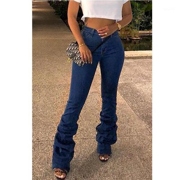 pleated jeans women slim straight plus size mid waist full length washed vintage streetwear bottoms lugentolo women's, Blue 
pleated jeans women slim straight plus size mid waist full length washed vintage streetwear bottoms lugentolo women's, Blue