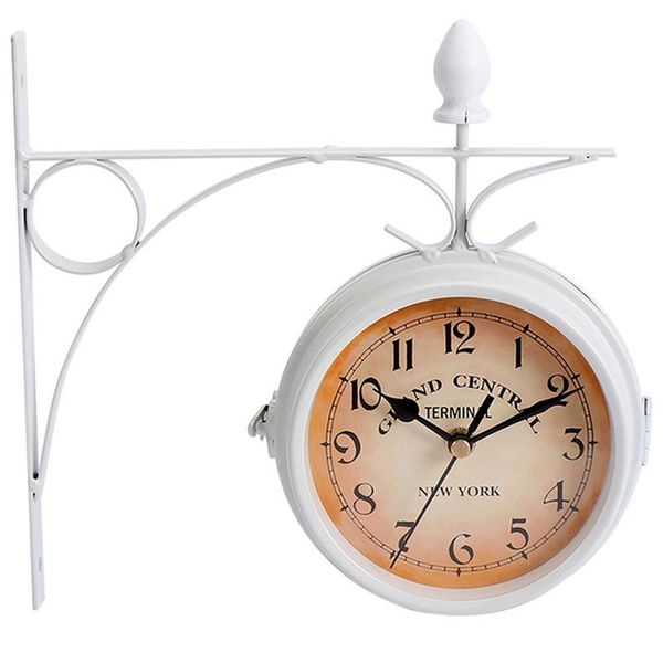 outdoor wall clock hanging retro double sided battery powered metal mount vintage garden coffee bar decoration clocks
outdoor wall clock hanging retro double sided battery powered metal mount vintage garden coffee bar decoration clocks