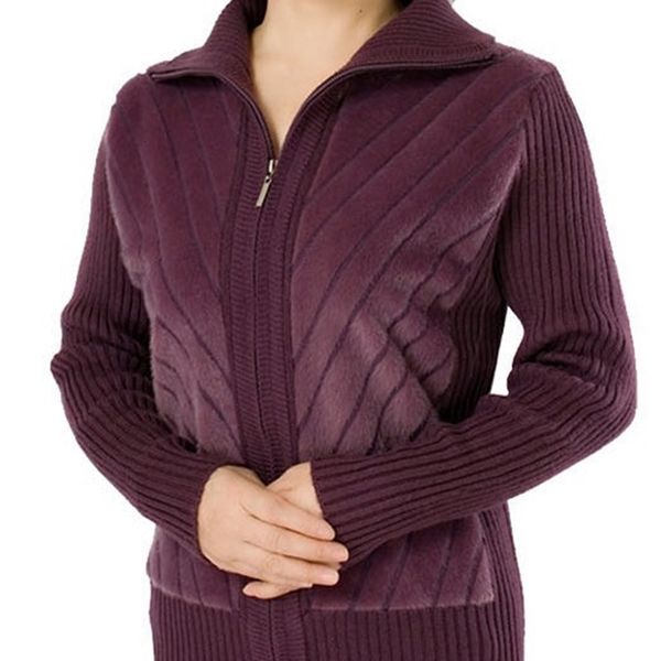 women's sweaters coat with zipper open collar long female casual sleeve winter i9f4, White;black
women's sweaters coat with zipper open collar long female casual sleeve winter i9f4, White;black