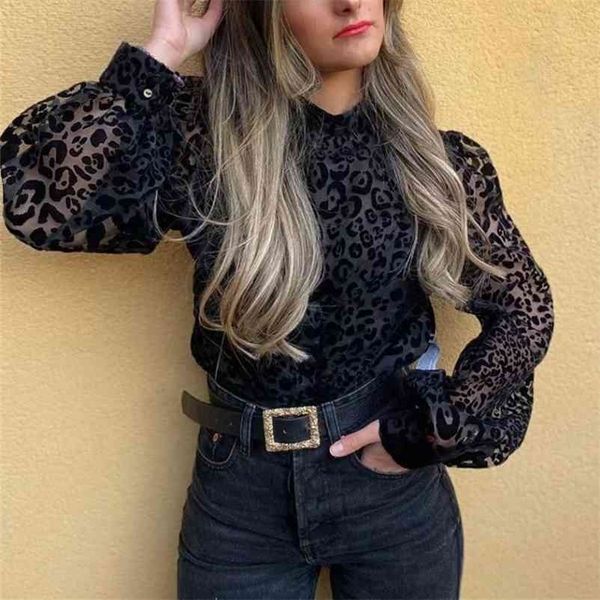 woman black leopard lace patchwork blouse spring fashion ladies ruffles seethrough female elegant shirts 210515, White
woman black leopard lace patchwork blouse spring fashion ladies ruffles seethrough female elegant shirts 210515, White