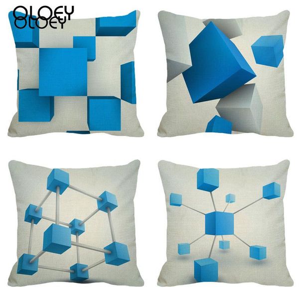 cushion/decorative pillow blue geometric three-dimensional linen cushion cover, 45x45cm, home bedroom office decoration, el decoration cover
cushion/decorative pillow blue geometric three-dimensional linen cushion cover, 45x45cm, home bedroom office decoration, el decoration cover