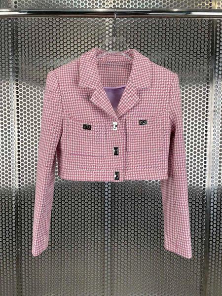 women's jackets 2021fw autumn women plaid pink short jacket coat for female luxury overcoat ddxgz2 7.12, Black;brown
women's jackets 2021fw autumn women plaid pink short jacket coat for female luxury overcoat ddxgz2 7.12, Black;brown