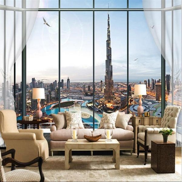 wallpapers custom 3d po wallpaper murals modern european-style 3d-dimensional city window view of the tower for living room wall paper
wallpapers custom 3d po wallpaper murals modern european-style 3d-dimensional city window view of the tower for living room wall paper