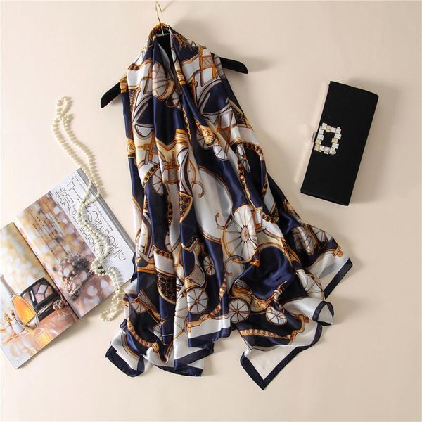 scarves 2021 carriage satin silk bandanna print sunscreen autumn dustproof beach towel winter 180x90cm travel shawls, Blue;gray
scarves 2021 carriage satin silk bandanna print sunscreen autumn dustproof beach towel winter 180x90cm travel shawls, Blue;gray