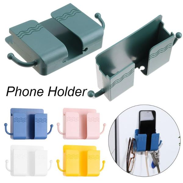 hooks & rails wall mount phone holder data cable stand telecontroller storage organizer box for charging style
hooks & rails wall mount phone holder data cable stand telecontroller storage organizer box for charging style