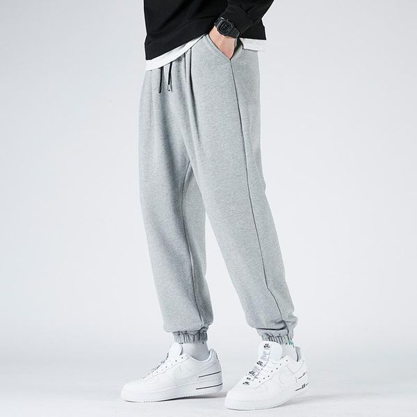 men's pants spring autumn casual men loose plus size hong kong style cotton sports teenagers ankle banded trousers, Black
men's pants spring autumn casual men loose plus size hong kong style cotton sports teenagers ankle banded trousers, Black