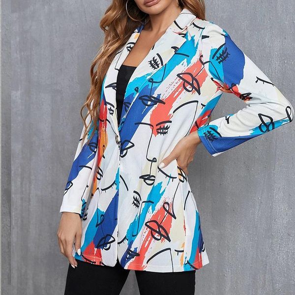 women's suits & blazers vintage letter irregular printing blazer women jacket high street fashion 2021 plus size elegant lady coat amer, White;black
women's suits & blazers vintage letter irregular printing blazer women jacket high street fashion 2021 plus size elegant lady coat amer, White;black