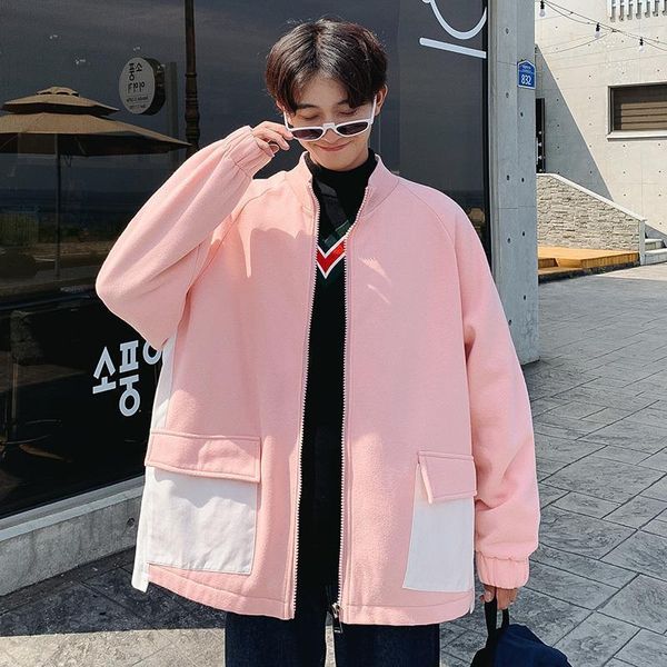 autumn jacket men's fashion contrast color stitching casual baseball uniform man streetwear hip hop loose bomber1, Black;brown
autumn jacket men's fashion contrast color stitching casual baseball uniform man streetwear hip hop loose bomber1, Black;brown