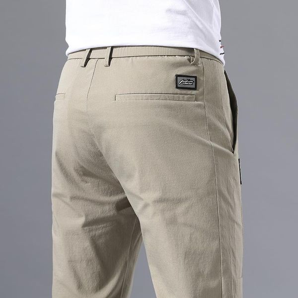 men's pants midweight formal men suit clothing straight slim elastic waist mens dress trousers office classic 2021 spring autumn,9166, Black
men's pants midweight formal men suit clothing straight slim elastic waist mens dress trousers office classic 2021 spring autumn,9166, Black