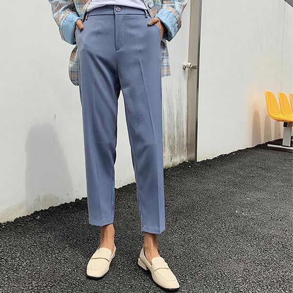 women's pants & capris candy color thin suit female casual loose trousers all-match high waist wide-legged women harem winter 2021, Black;white
women's pants & capris candy color thin suit female casual loose trousers all-match high waist wide-legged women harem winter 2021, Black;white