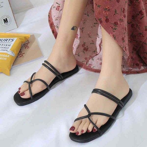 slippers lucyever fashion summer women comfort cross strap soft bottom sandals woman flip flops thong solid color beach slides q0b, Black
slippers lucyever fashion summer women comfort cross strap soft bottom sandals woman flip flops thong solid color beach slides q0b, Black