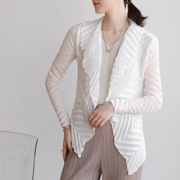 miyake pleated casual wear is available in the spring and autumn period of 2021 women's trench coats, Tan;black
miyake pleated casual wear is available in the spring and autumn period of 2021 women's trench coats, Tan;black