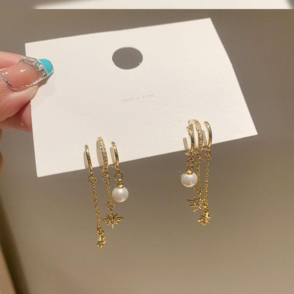 dangle & chandelier rhinestone eight-pointed star pearl earrings for women long tassel eardrop fashion jewelry female trendy drop, Silver
dangle & chandelier rhinestone eight-pointed star pearl earrings for women long tassel eardrop fashion jewelry female trendy drop, Silver