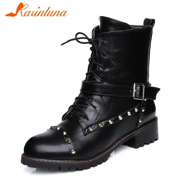 boots karin arrival fashion big size 47 woman shoes metal decroation buckle cross-tied short plush ankle, Black
boots karin arrival fashion big size 47 woman shoes metal decroation buckle cross-tied short plush ankle, Black