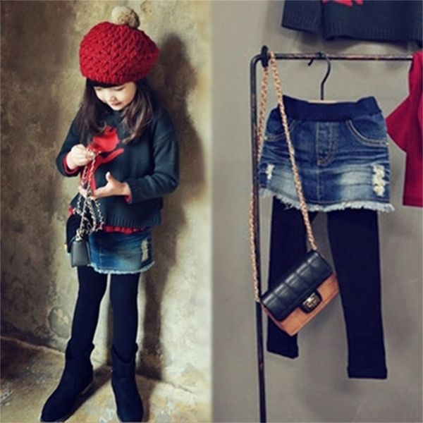 winter warm korea fashion 3-6 8 10 12 years children plus velvet thickening baby kids girls fake 2 pcs denim skirt leggings 210414, Blue
winter warm korea fashion 3-6 8 10 12 years children plus velvet thickening baby kids girls fake 2 pcs denim skirt leggings 210414, Blue