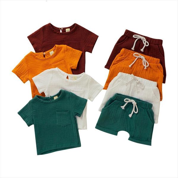 wallarenear 0 4years babys solid color cotton linen 2pcs suit short sleeve round neck t shirt with elasctic shorts, White
wallarenear 0 4years babys solid color cotton linen 2pcs suit short sleeve round neck t shirt with elasctic shorts, White