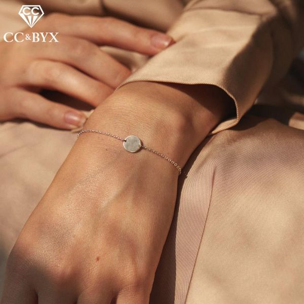 charm bracelets stainless steel for women 9mm round shape bangles trendy fine jewelry office ladies wholesale adjustable ys15774, Golden;silver
charm bracelets stainless steel for women 9mm round shape bangles trendy fine jewelry office ladies wholesale adjustable ys15774, Golden;silver
