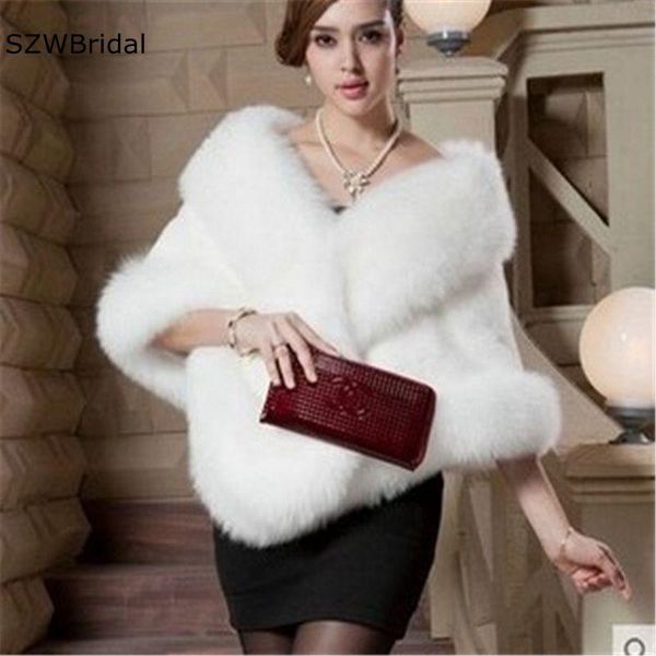 wraps & jackets arrival sleeveless faux fur winter wrap wedding bolero shawl cape bridal 160cm*51cm, White
wraps & jackets arrival sleeveless faux fur winter wrap wedding bolero shawl cape bridal 160cm*51cm, White