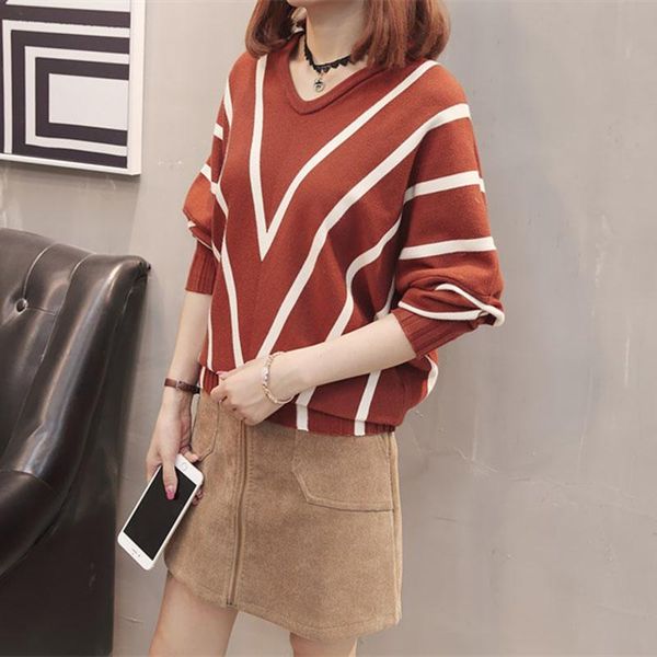 women's sweaters 2021 autumn batwing sleeve knitted pullovers casual women v-neck pull jumper fashion knit loose, White;black
women's sweaters 2021 autumn batwing sleeve knitted pullovers casual women v-neck pull jumper fashion knit loose, White;black