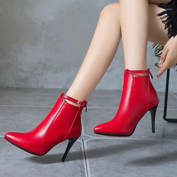 boots winter women shoes artificial leather stilettos ladies ankle buckle decorative rear zipper short large 34-431, Black
boots winter women shoes artificial leather stilettos ladies ankle buckle decorative rear zipper short large 34-431, Black