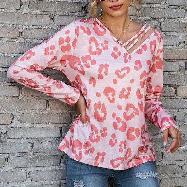women's blouses & shirts 2021 vintage o-neck button elegant women shirt leopard print pullover casual long sleeve, White
women's blouses & shirts 2021 vintage o-neck button elegant women shirt leopard print pullover casual long sleeve, White