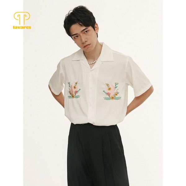 men's casual shirts tavares summer men short sleeve fashion shirt fruit black print loose lapel coat, White;black
men's casual shirts tavares summer men short sleeve fashion shirt fruit black print loose lapel coat, White;black