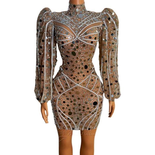 stage wear women gogo dancers costumes sequined rhinestone dress puff sleeve stretch jumpsuit performance festival outfit dn9570, Black;red
stage wear women gogo dancers costumes sequined rhinestone dress puff sleeve stretch jumpsuit performance festival outfit dn9570, Black;red