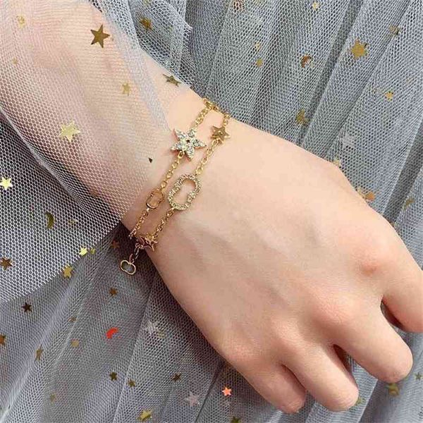 70% off outlet online 2021 new double layer bracelet five pointed star letter diamond bracelet for women, Black
70% off outlet online 2021 new double layer bracelet five pointed star letter diamond bracelet for women, Black