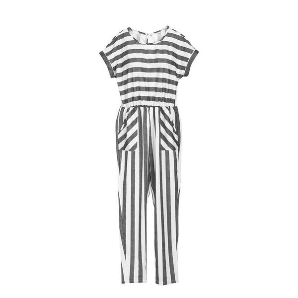 women's jumpsuits & rompers 2021 striped women summer set short sleeve o neck fashion clubwear playsuits pockets harem pants clothes, Black;white
women's jumpsuits & rompers 2021 striped women summer set short sleeve o neck fashion clubwear playsuits pockets harem pants clothes, Black;white
