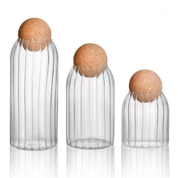 art 500-1600ml creative stripe kitchen sealed jar cork storage box coffee beans nuts candy solid sealing container bottles & jars
art 500-1600ml creative stripe kitchen sealed jar cork storage box coffee beans nuts candy solid sealing container bottles & jars