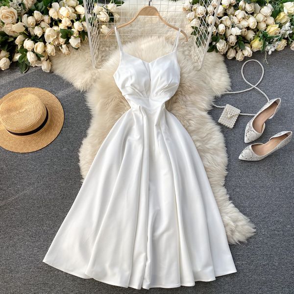 casual dresses 2021 boho summer women sleeveless white long spaghetti strap back lace-up high waist vestidos azcp, Black;gray
casual dresses 2021 boho summer women sleeveless white long spaghetti strap back lace-up high waist vestidos azcp, Black;gray