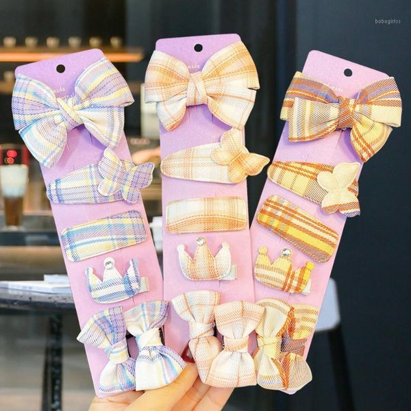 5/6pcs/set korea girls jk style hair clip cute plaid bow elastic bands barrettes headband fashion accessories1
5/6pcs/set korea girls jk style hair clip cute plaid bow elastic bands barrettes headband fashion accessories1