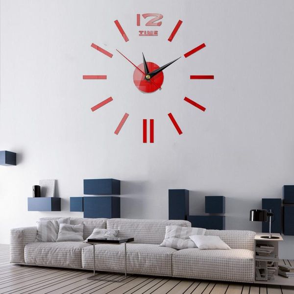 quartz 3d wall clock high-end atmosphere corridor stickers home decor mirror effect brief style living room decoration clocks
quartz 3d wall clock high-end atmosphere corridor stickers home decor mirror effect brief style living room decoration clocks