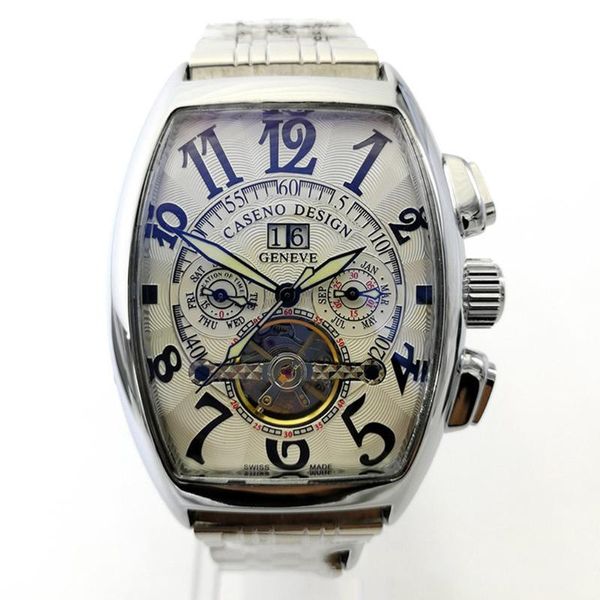 wristwatches carlota fashion mens double display automatic watch belt date portable men's mechanical watches steel band, Slivery;brown
wristwatches carlota fashion mens double display automatic watch belt date portable men's mechanical watches steel band, Slivery;brown