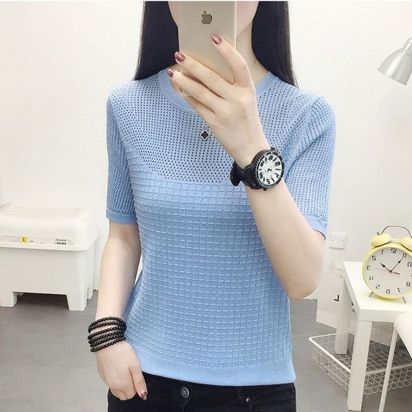 women's sweaters short sleeves of knitted or crocheted summer pullovers hollow fashion outwards fine pull female jumpers silk ice thin, White;black
women's sweaters short sleeves of knitted or crocheted summer pullovers hollow fashion outwards fine pull female jumpers silk ice thin, White;black
